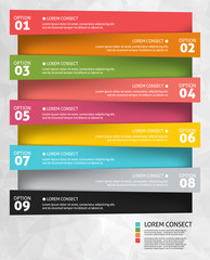 Modern business options banner. Vector illustration. Infographic