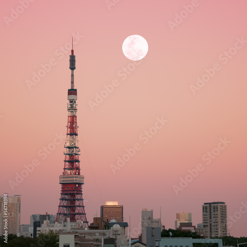 Naklejka samoprzylepna Wieża Tokyo