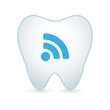 Tooth illustration with icon