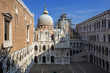courtyard of Doge's palace. Venice. Italy.