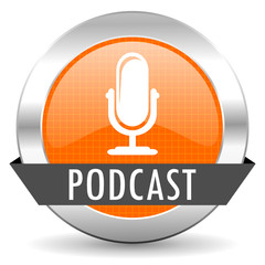 Poster - podcast vector icon
