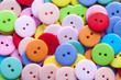Assortment of brightly-colored buttons