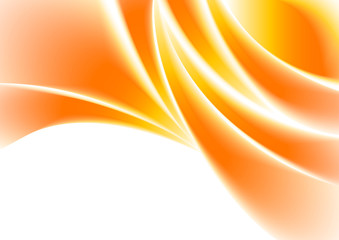 Wall Mural - Bright orange background