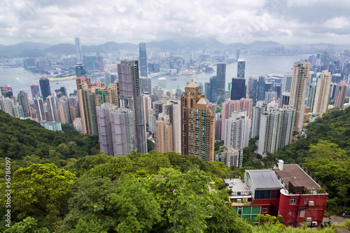 Naklejka samoprzylepna Wyspa Hong Kong