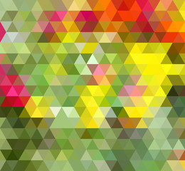 Canvas Print - Abstract Triangle Background