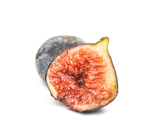 Poster - ripe fresh figs isolated