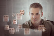 © WavebreakmediaMicro - Handsome man encircled by digital interface