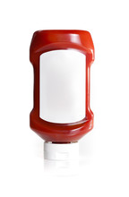 Ketchup Bottle Isolated On A White Background