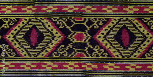 Iban Traditional Fabric Also Known As Pua Kumbu Stock Photo Adobe Stock