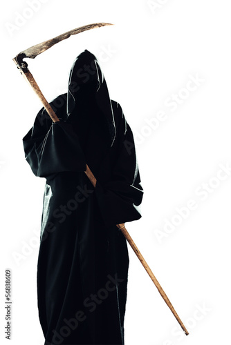 Valokuvatapetti scytheman isolated