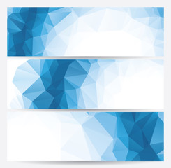 Wall Mural - abstract geometric banners (headers)