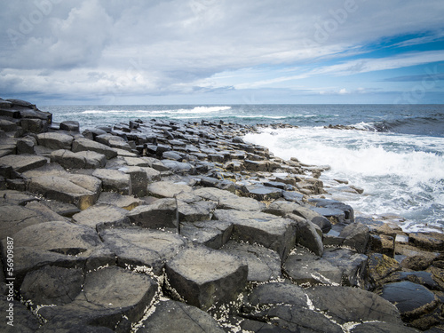 Plakat na papierze fotorealistycznym Giant's causeway - Irlandia