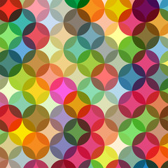 Aufkleber - colorful circles abstract texture, background