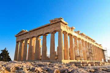 Wall Mural - Parthenon on the Acropolis in Athens, Greece