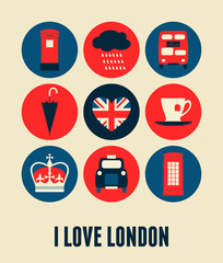 Sticker - London Greeting Card