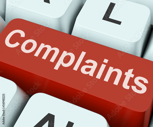 Complaints Key Shows Complaining Or Moaning Online This Stock Complaints Key Shows Complaining Or Moaning Online By Stuart Miles