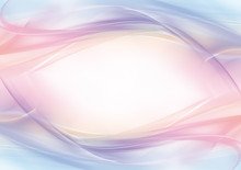 Abstract Pastel Eye-shaped Background - Frame