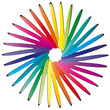 Farbige Segmente - Logo
