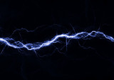 Fototapeta Góry - Blue fantasy lightning