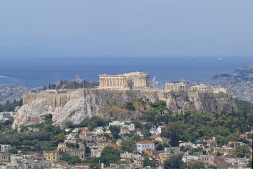 Parthenon, Acropolis and Athens cityscape, Greece