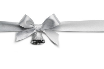 Poster - Silver ribbon bow