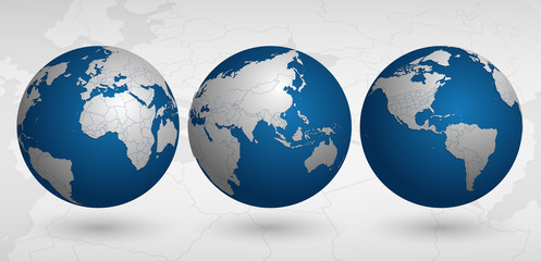 Poster - Simple Globe