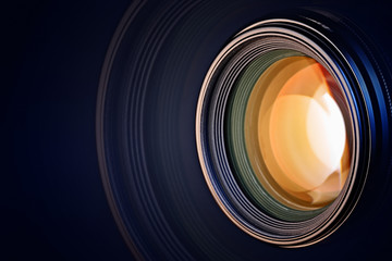 Camera lens background