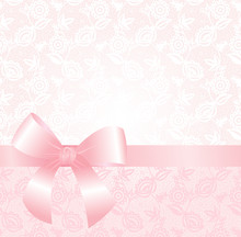 Delicate Pink Lace Background