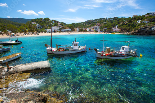 Naklejka dekoracyjna Ibiza Cala Vedella Vadella in San Jose at Balearics