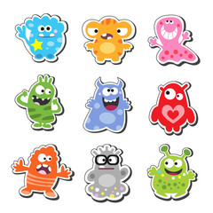 Sticker - cartoon monsters