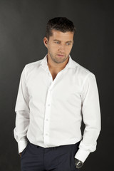 men in white shirts