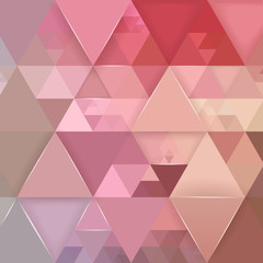 Aufkleber - abstract colorful geometric background with triangles.