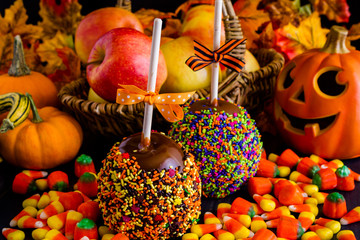 Wall Mural - Caramel apple