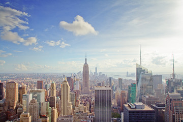 Fototapete - New York city skyscrapers