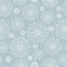 Floral Seamless Pattern With Flowers