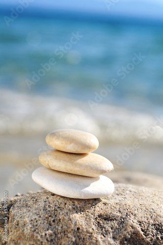 Nowoczesny obraz na płótnie zen stones