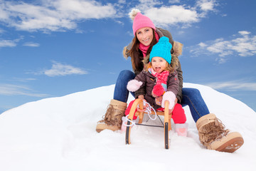 Canvas Print - winter fun