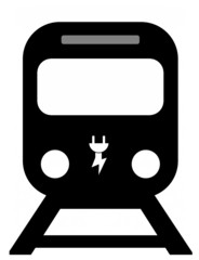 Aufkleber - Train électrique