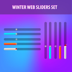 Wall Mural - winter web sliders