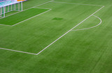 Fototapeta Młodzieżowe - The field goal kicking a football field.