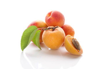 Canvas Print - Delicious apricots.