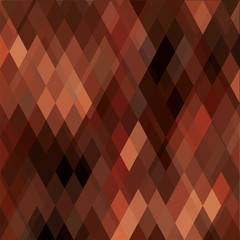 Poster - Square Brown Mosaic Background