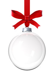 empty christmas ornament