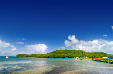 Wall Mural - View of Santa Catalina