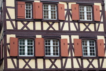 Half timbered houses of Colmar, Alsace, France