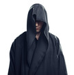 Portrait of man in a black robe