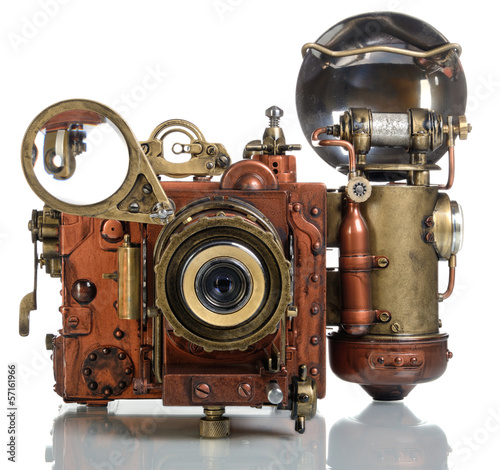 Obraz na płótnie canvas Kamera steampunk
