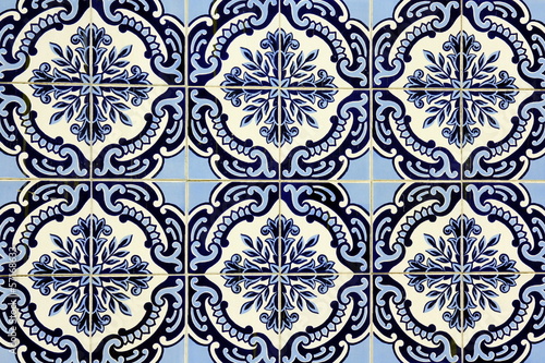 Naklejka samoprzylepna Azulejo w porcie, portugalia