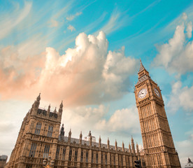 Wall Mural - The Palace of Westminster is the meeting place of the House of C