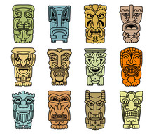 Tribal Masks Of Idols And Demons